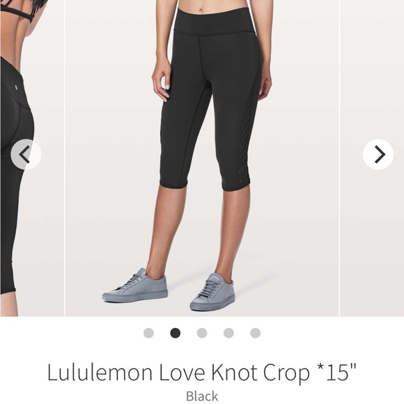 Lululemon Love Knot Crop 15” size 4 - Picture 6 of 7